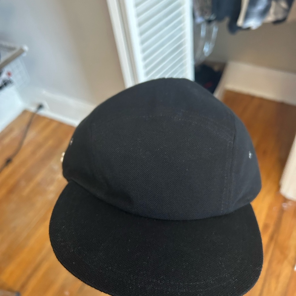 Supreme X Lacoste 5 Panel Black Hat